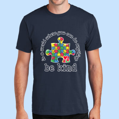 Adult - Be Kind Puzzle Piece T-Shirt - Autism Awareness Thumbnail