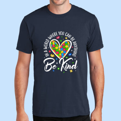 Adult - Be Kind Heart T-Shirt - Autism Awareness Thumbnail