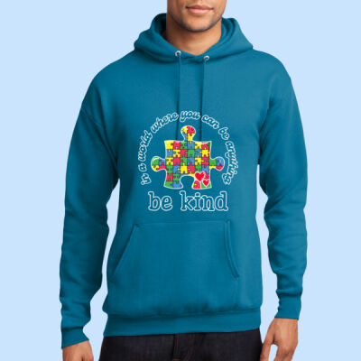 Adult - Be Kind Puzzle Piece Hoodie - Autism Awareness Thumbnail