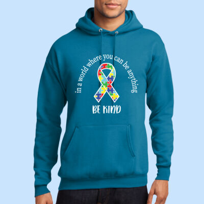 Adult - Be Kind Ribbon Hoodie - Autism Awareness Thumbnail
