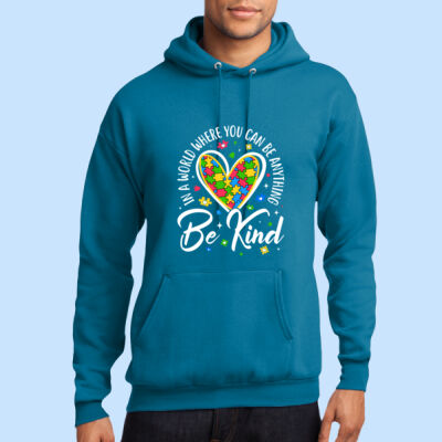 Adult - Be Kind Heart Hoodie - Autism Awareness Thumbnail