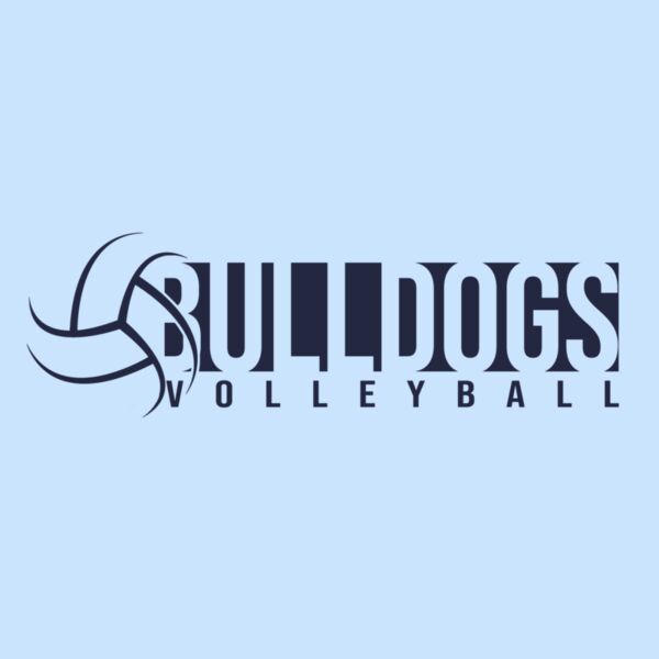 Bulldogs Volleyball - Left Ball - Dark Thumbnail