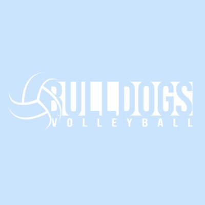 Bulldogs Volleyball - Left Ball - Light Thumbnail